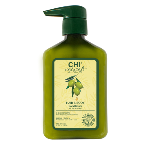 CHI Olive Organics Hair & Body Conditioner (Увлажняющий кондиционер для волос и тела), 340 мл chi кондиционер olive nutrient therapy 340 мл