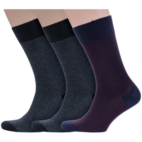 фото Мужские носки sergio di calze, 3 пары, размер 27, мультиколор