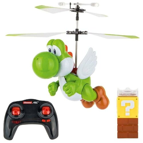 Радиоуправляемый вертолёт Carrera RC Helicopter Super Mario - Flying Yoshi (370501033)? carrera rc 2 4 ггц mario kart йоши квадроцикл