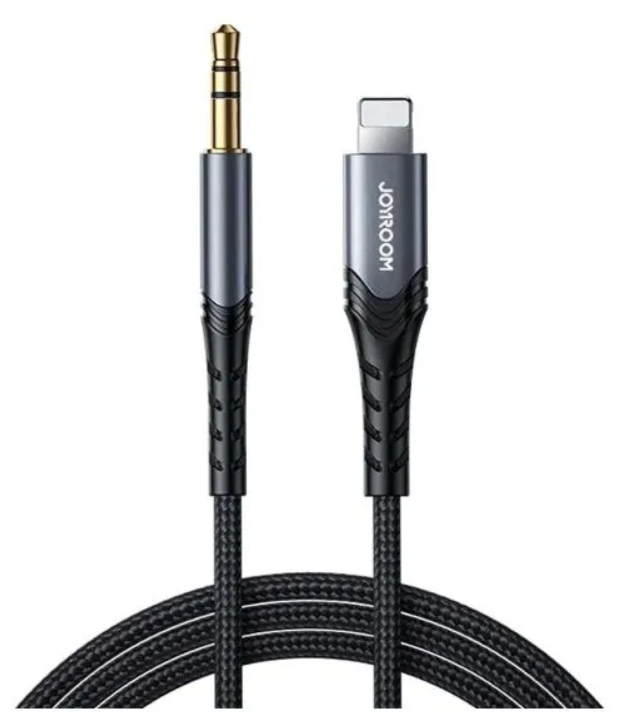 JOYROOM Аудио-кабель Lightning - 3,5 мм 2м Черный SY-A02