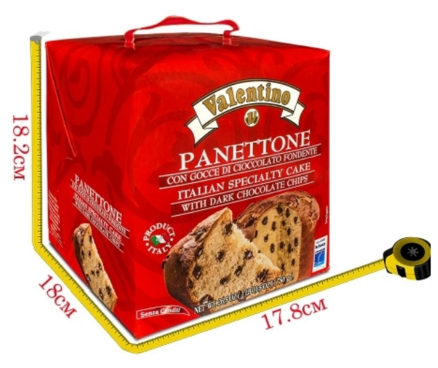 Панеттоне (кулич) с кусочками шоколада Valentino, 750 г - фотография № 3