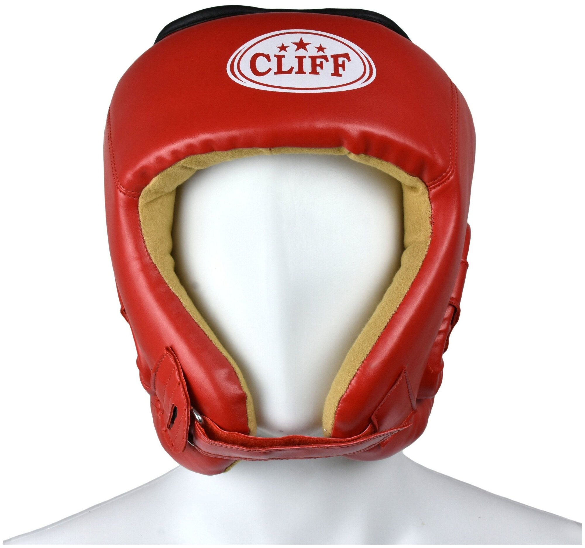 Шлем боксерский ULI-5001 FLEX, открытый, цвет: красный, размер: XL