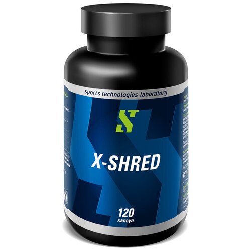 фото Жиросжигатель x-shred stl, 120 капс. / жиросжигатель для похудения / предтренировочный комплекс