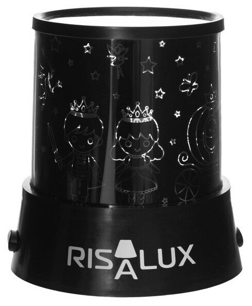 Ночник-проектор "Мир принцессы" LED USB/от батареек черный 10,8х10,8х11,5 см - фотография № 14