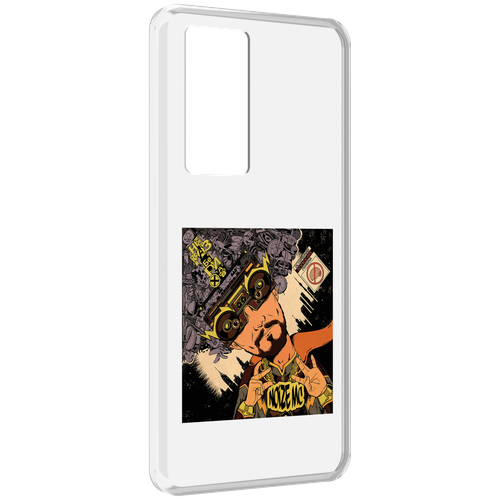 Чехол MyPads Неразбериха Noize MC для Realme GT Master Explorer Edition задняя-панель-накладка-бампер