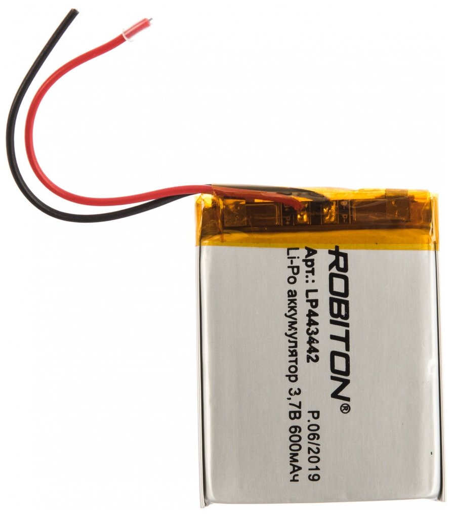 Аккумулятор ROBITON LP443442 3.7В 600 mAh