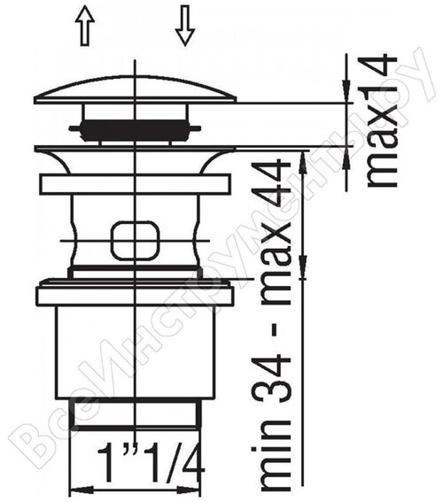 Сливной набор Nobili Drain AV00110/10CR