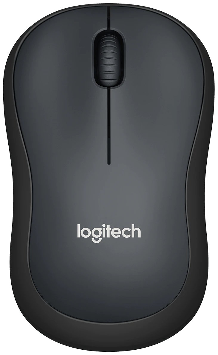 Logitech Мышь (Box) M220 Wireless Mouse - SILENT - CHARCOAL.