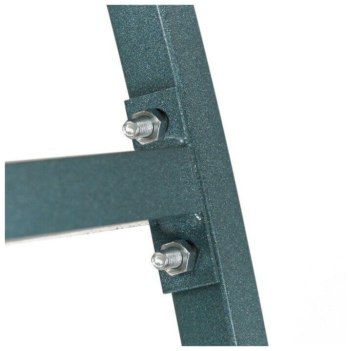 Каркас теплицы, 6 × 3 × 2 м, шаг 1 м, профиль 20 × 20 мм, толщина металла 1 мм, без поликарбоната, половинчатые арки - фотография № 5