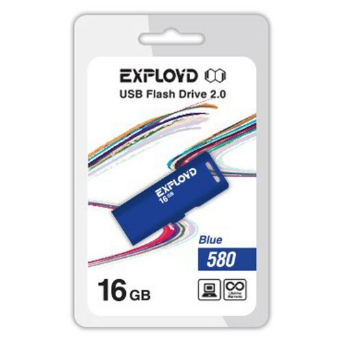 USB 16GB Exployd 580 синий