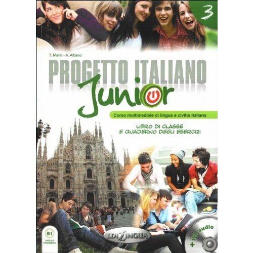 Progetto italiano Junior 3 (Libro di classe & Quaderno degli esercizi) + CD audio