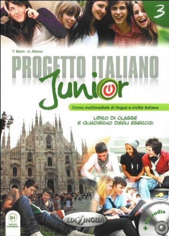 Progetto italiano Junior 3. Libro di classe & Quaderno degli esercizi + DVD Video - фото №1