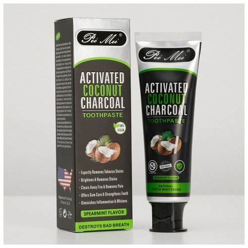 ООО СК Черная зубная паста на основе кокосового угля 100 мл