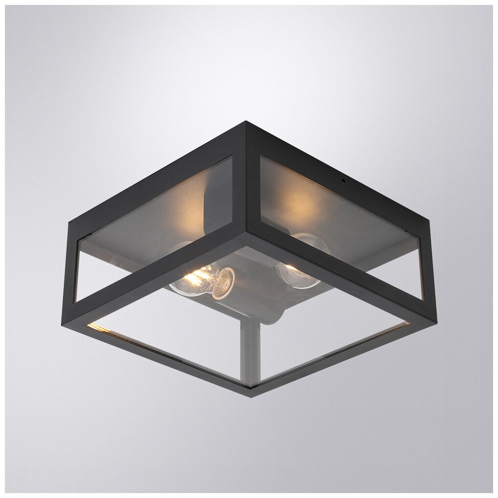 Уличный потолочный светильник Arte Lamp BELFAST A4569PF-2BK