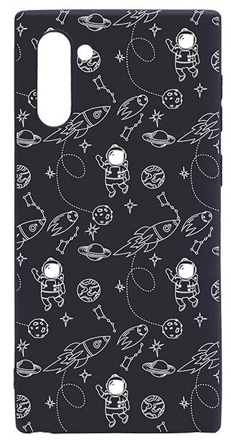 Ультратонкая защитная накладка для Samsung Galaxy Note 10 с принтом "Space"