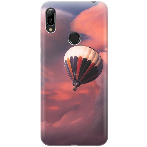 фото Re:pa накладка transparent для huawei y6 (2019) / honor 8a с принтом "воздушный шар и волшебство"