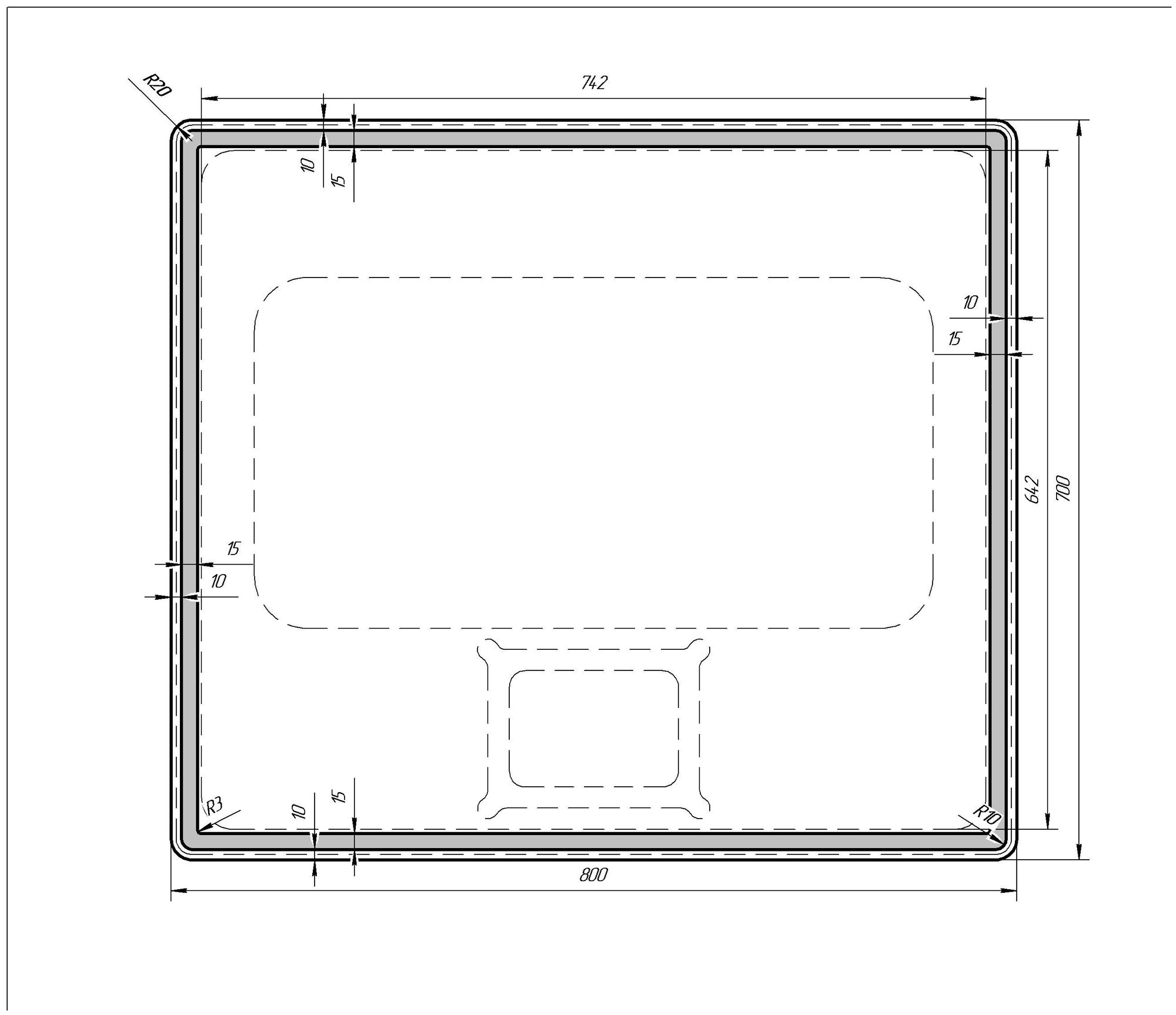 Зеркало DREJA TINY 70/80 см LED-подсветка Белый - фотография № 4