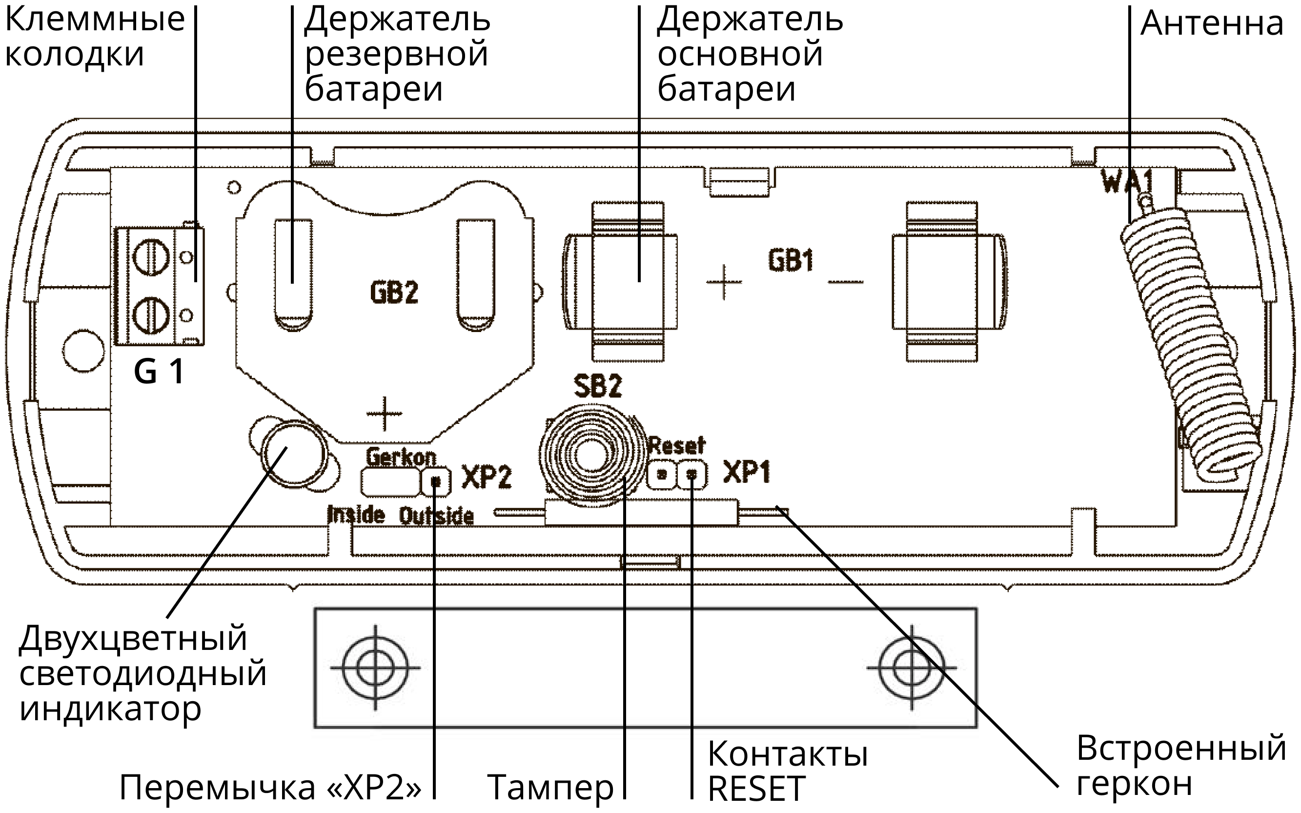 СН-СМК магнитоконтактный извещатель Си-Норд - фотография № 2