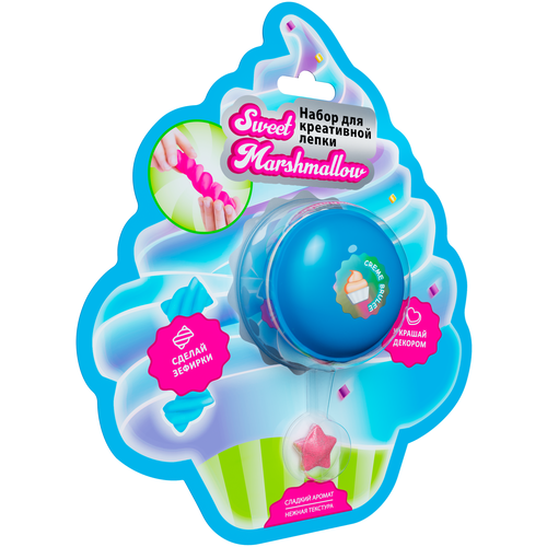 Набор лёгкого прыгающего пластилина Sweet Marshmallow «Крем-брюле» 30мл