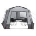 Шатер-тент TREK PLANET Weekend Tent, 435 см х 415 см х 230 см, серый/т.серый