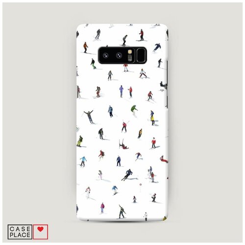 фото Чехол пластиковый samsung galaxy note 8 хобби лыжи case place