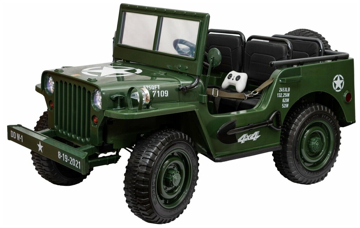 Jeep Willys YKE 4137 4x4 армия зеленый