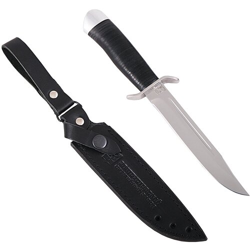 Нож Разведчика (сталь 95x18, кожа-ал) нож туристический бекас сталь 95x18 кожа ал