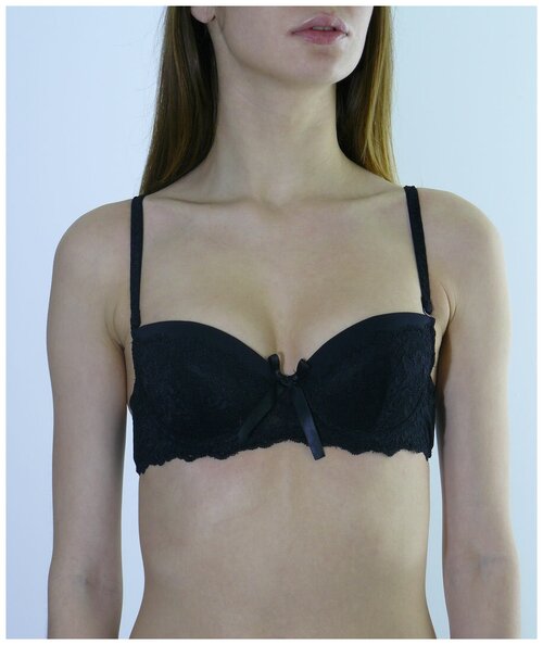 Бюстгальтер  infinity lingerie, размер 75A, черный