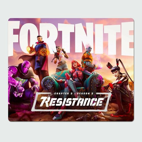 Коврик для компьютерной мышки Rocket - Fortnite, игра, 23x19 см коврик для компьютерной мышки rocket биошок игра 23x19 см