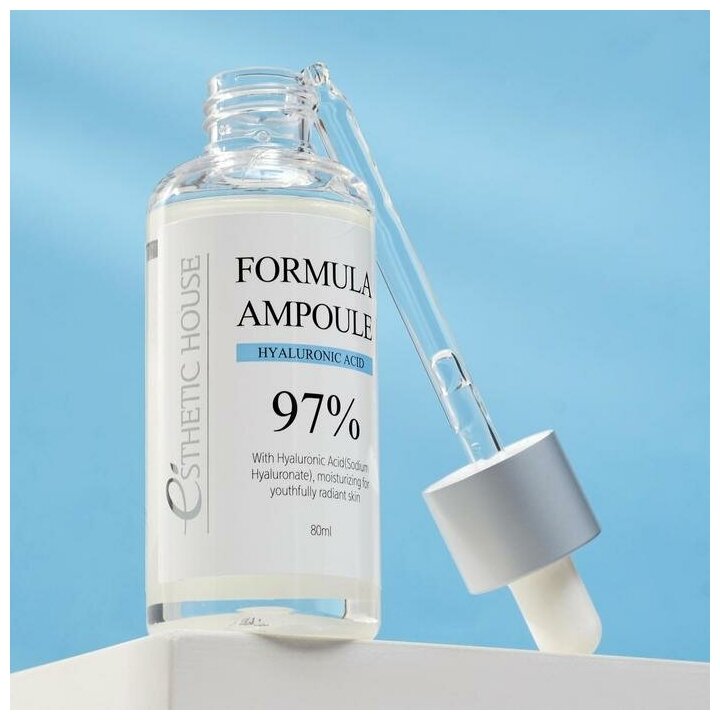 Esthetic House Formula Ampoule Hyaluronic Acid Сыворотка для лица, 80 мл - фотография № 19