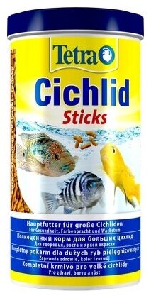 Tetra (корма) Корм для цихлид и крупных декоративных рыб палочки Cichlid Sticks 198975 | Cichlid Sticks 0,32 кг 36313 (2 шт)