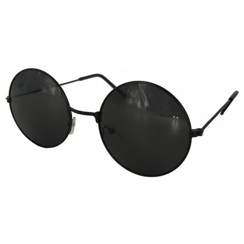 Солнцезащитные очки , черный очки круглые джона леннона желтые тишэйды имиджевые для селфи солнцезащитные хиппи взрослые набор 3 шт