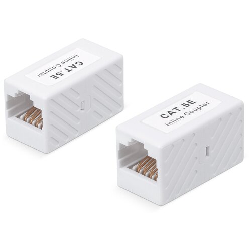 Проходной адаптер RJ45-RJ45 Cabeus CA-8p8c-C5e кат.5е проходной адаптер rj45 rj45 cabeus ca 8p8c c5e кат 5е