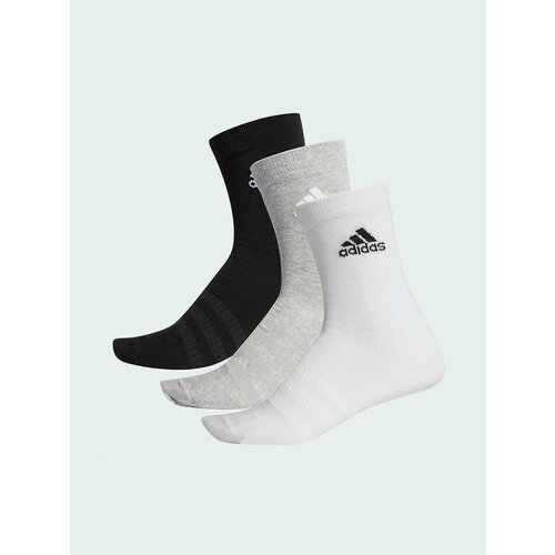 Комплект носков (3 пары) Adidas Light Crew DZ9394, р-р XL, Черный