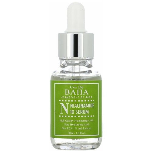 Противовоспалительная сыворотка для проблемной кожи Cos De BAHA N Niacinamide 10 Serum