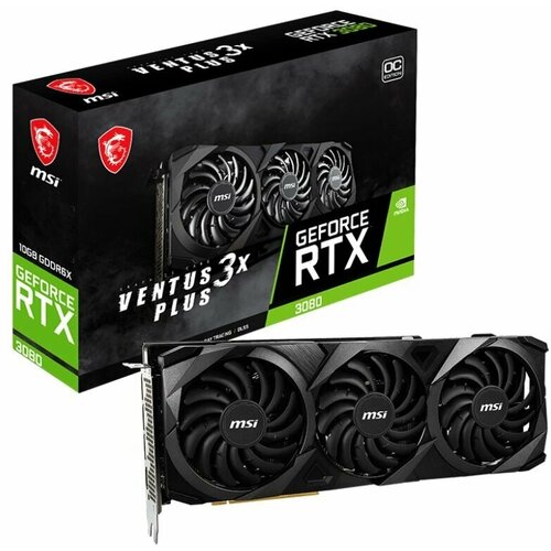 видеокарта MSI GeForce RTX 3080 10 ГБ VENTUS 3X PLUS