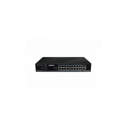 коммутатор trassir tr ns1018 135 16poe v2 Коммутатор (switch) Trassir TR-NS1018-135-16POE неуправляемый