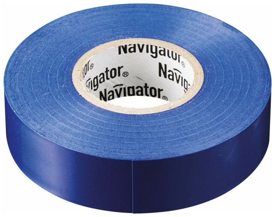 Изолента ПВХ 15/10 Navigator синяя (10!) 71233 (арт. 327464)