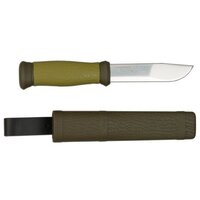 Нож туристический MORAKNIV 2000, нержавеющая сталь, цвет зелёный