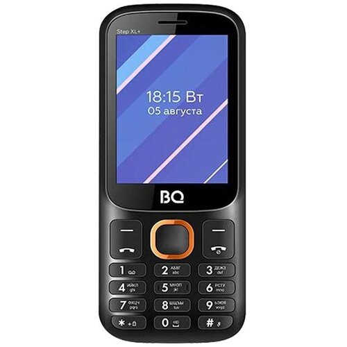 телефон bq 1411 nano black Мобильный телефон BQ 2820 Step XL+ Black+Orange