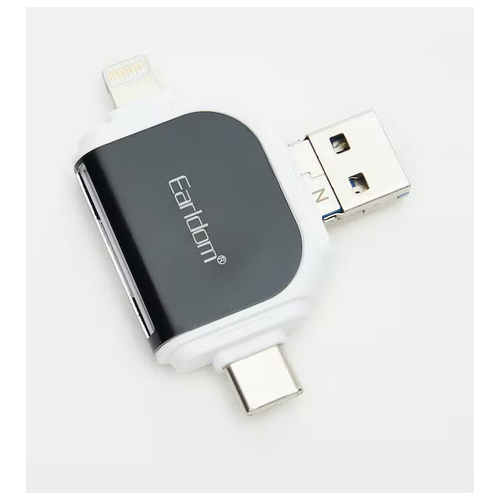 OTG Card Reader / ОТГ Кардридер Earldom ET-OT71 6 in 1 картридер earldom et ot47 для ios устройств 8 pin lightning sd microsd