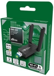Адаптер USB Bluetooth Ritmix RWA-650 (черный)