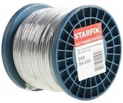 Трос стальной в ПВХ SWR М2 PVC М3 DIN 3055 STARFIX бухта 200 м (SMP-53703-200)