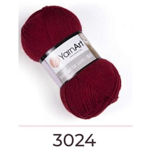 Пряжа для вязания YarnArt Merino de Lux 100г 280м 50% шерсть, 50% акрил