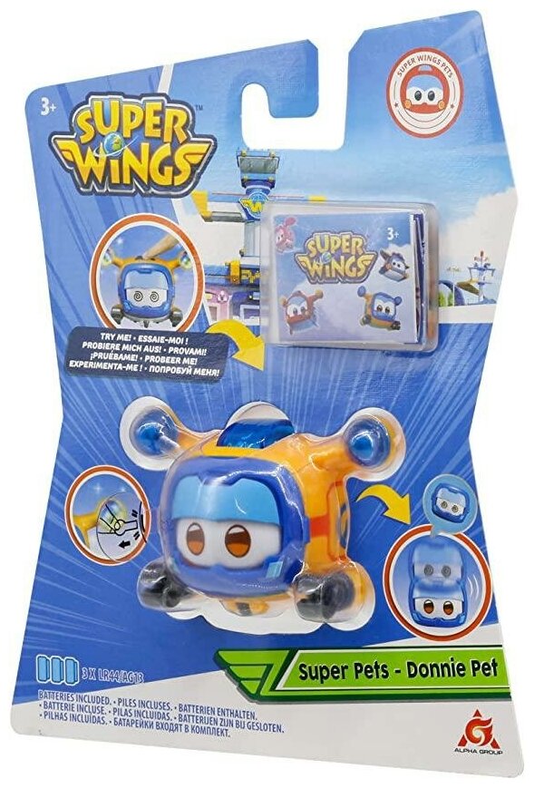 Фигурка Super Wings EU750412 Супер питомец Донни