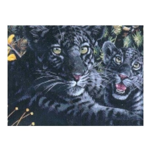 Купить Kustom Krafts Черная пантера с детенышем (Black Panther and Cub) 99397