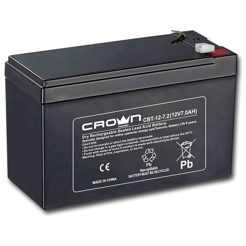 Аккумуляторная батарея Crown (CBT-12-7.2)