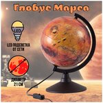Глобен Глобус Марса D-21 с подсветкой - изображение