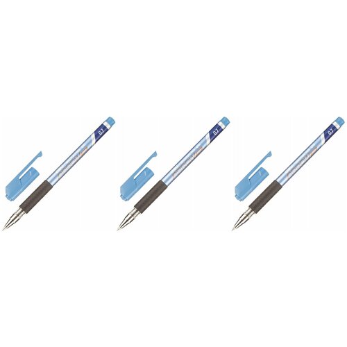 Deli Ручка шариковая неавтоматическая Arrow, 0,7 мм, синяя, 3 шт