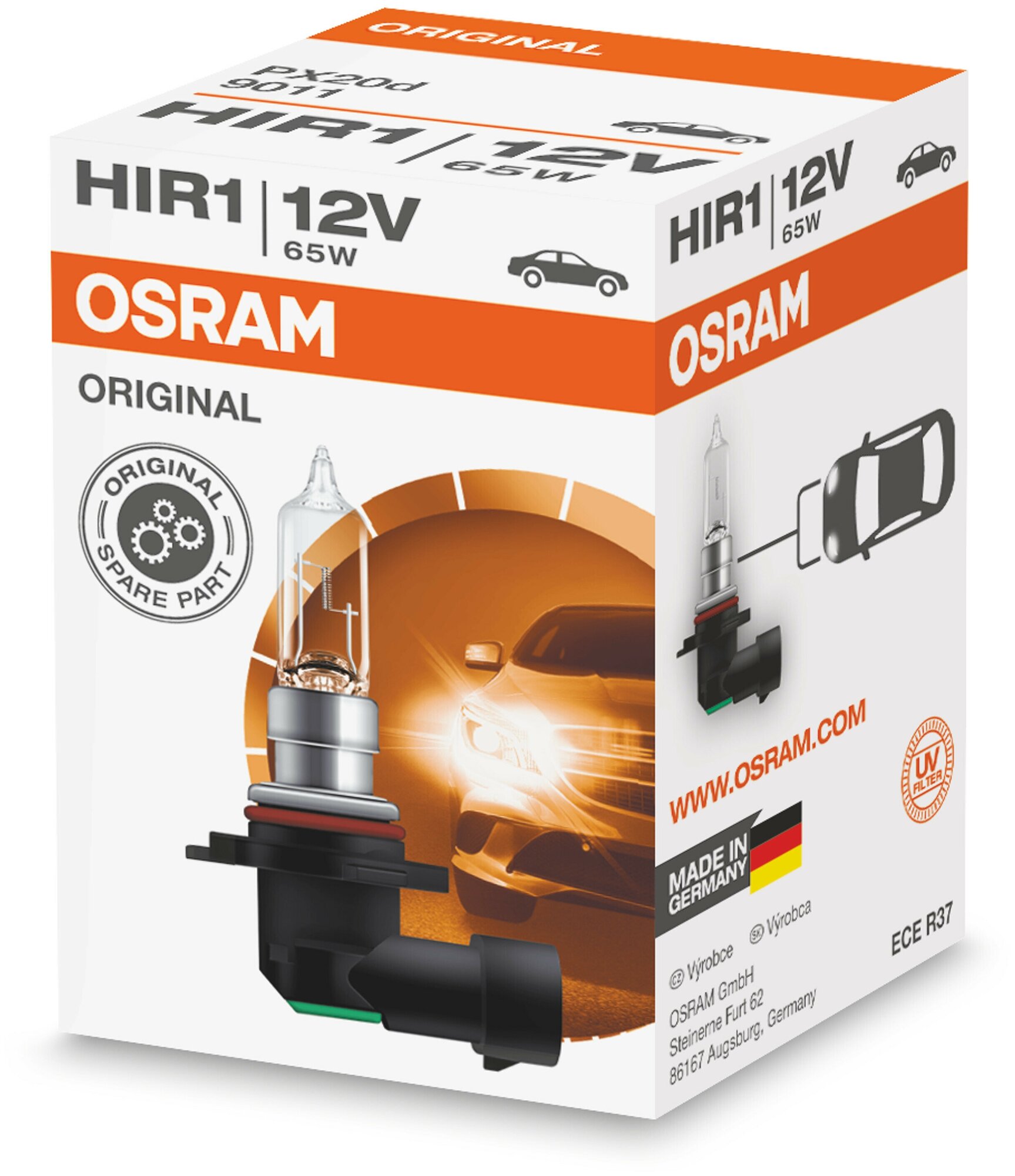 Лампа Hir1 12V 65W Px20d Original Line Osram арт. 9011